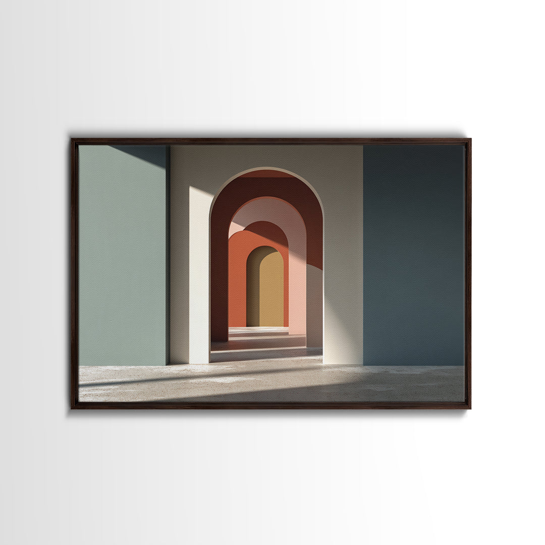 Old Theater Marquee Shapes Without Text Canvas Print, Urban Art, Canvas Painting, Living Room Decor, Fine Art, Urban, URB-3x2-73