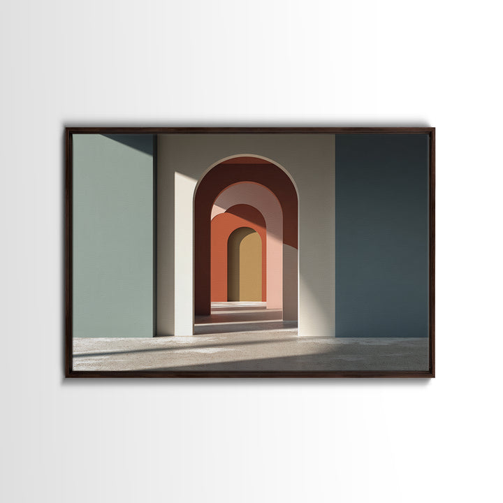 Old Theater Marquee Shapes Without Text Canvas Print, Urban Art, Canvas Painting, Living Room Decor, Fine Art, Urban, URB-3x2-73