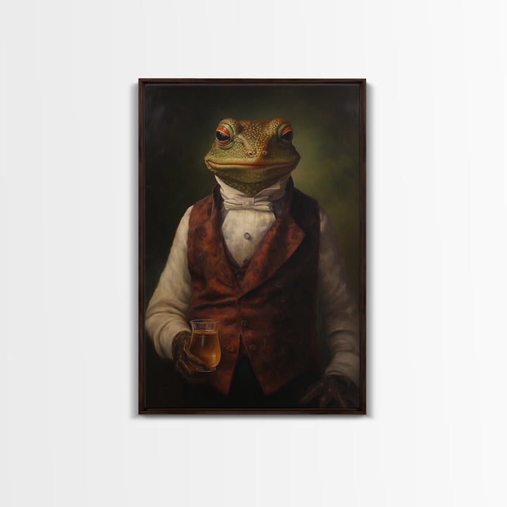 Newt Alchemist, Victorian Animal Portrait, Halloween Art, Gothic Whimsy Decor, Anthropomorphic Costume Art