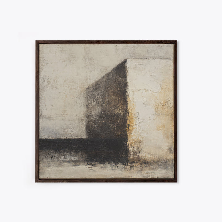 Black and White Architectural Study Framed Canvas Print, Wall Art, Gallery Decor, Living Room Decor, Fine Art, WAL-1x1-32