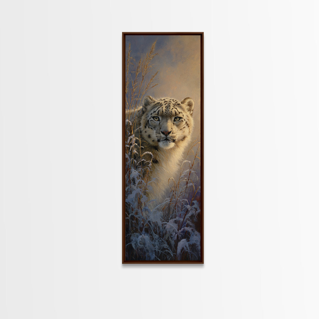 Whimsical Animal Portrait Canvas Print, Wall Art, Large Wall Art, Living Room Decor, Fine Art, Abstract Wall Art, WAL-1x3-11