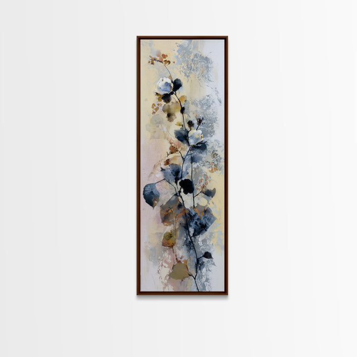Impressionist Meadow of Wildflowers Canvas Print, Wall Art, Fine Art Print, Living Room Decor, Watercolor Art, WAL-1x3-5
