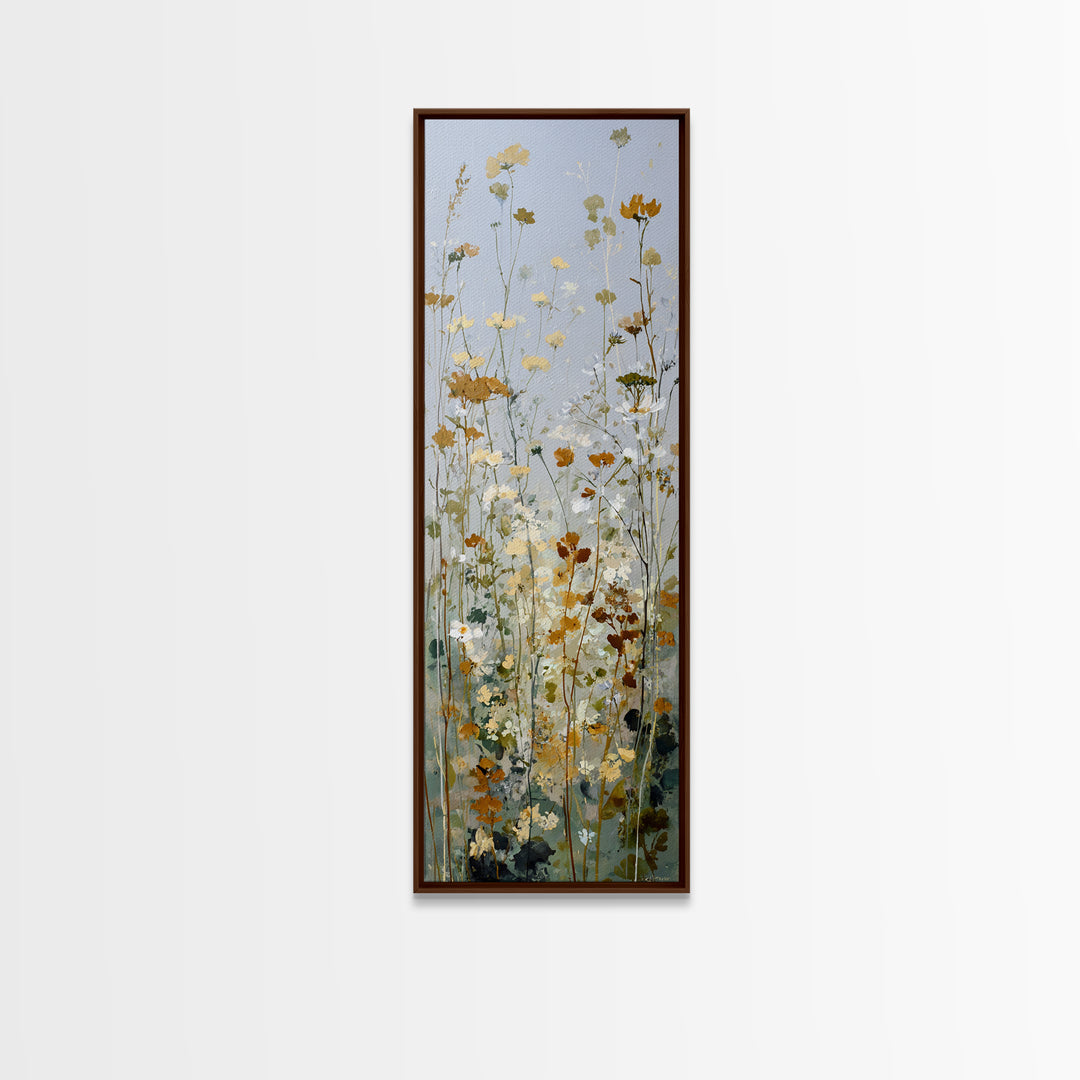 Art Deco Gold Fan Pattern Framed Canvas Print, Wall Art, Canvas Wall Art, Living Room Decor, Fine Art, Statement Artwork, WAL-1x3-80