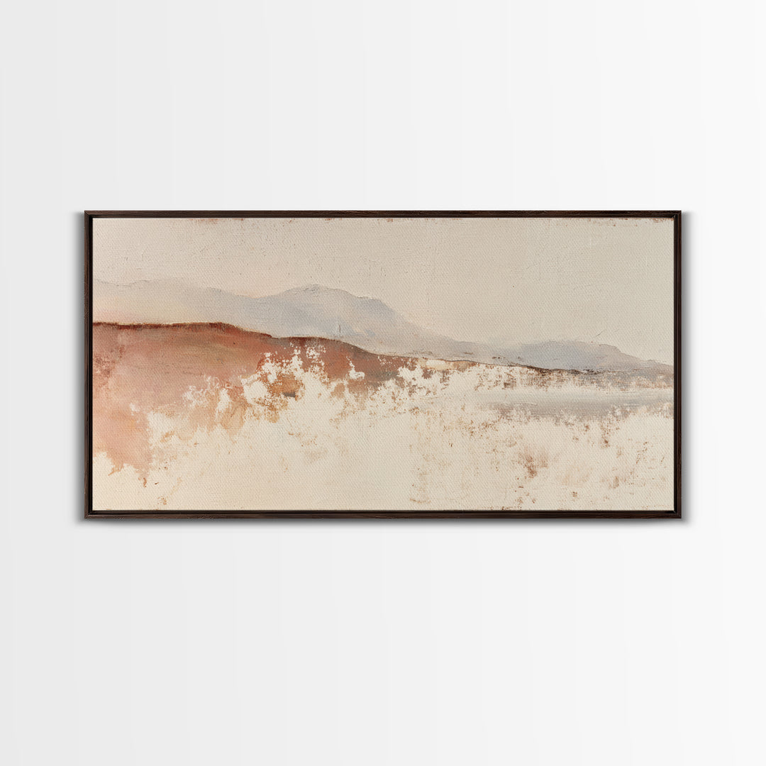 Minimal Line Portrait Framed Canvas Print, Wall Art, Art, Living Room Decor, Fine Art, Wall Clock, Large Wall Art, WAL-2x1-50