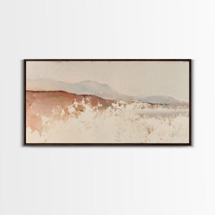 Minimal Line Portrait Framed Canvas Print, Wall Art, Art, Living Room Decor, Fine Art, Wall Clock, Large Wall Art, WAL-2x1-50
