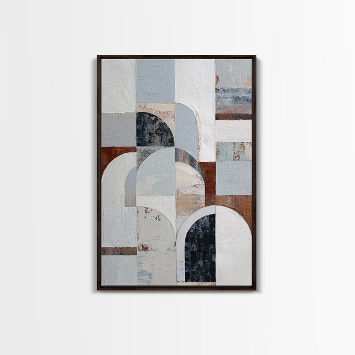 Luxury Neutral Plaster Texture Abstract Canvas Print, Wall Art, Art Print, Living Room Decor, Abstract Art, Wall Hanging, WAL-2x3-23