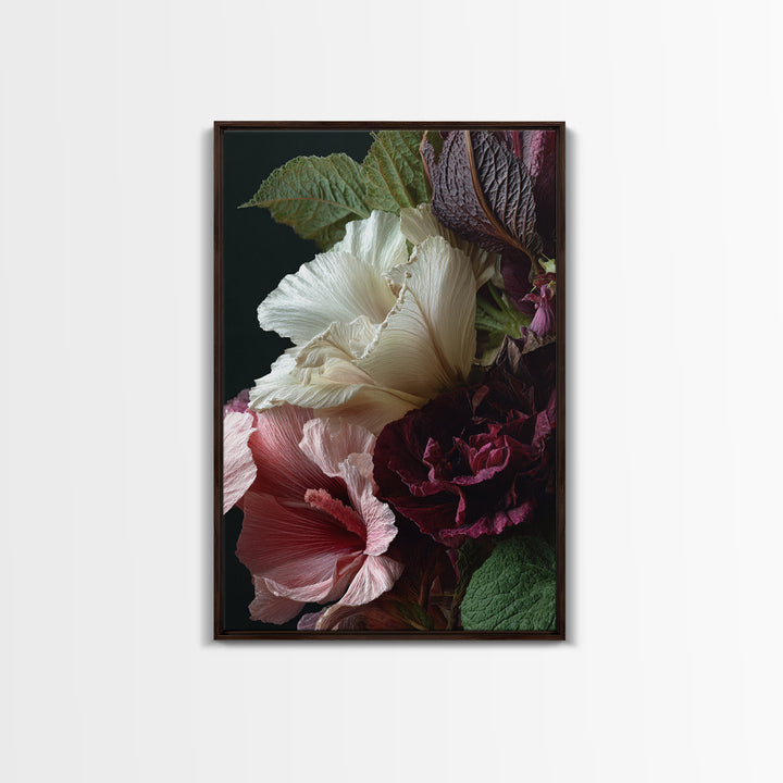 Large Botanical Print Canvas Print, Wall Art, Wall Art Prints, Living Room Decor, Fine Art, Abstract Art, Textured Wall Art, WAL-2x3-58