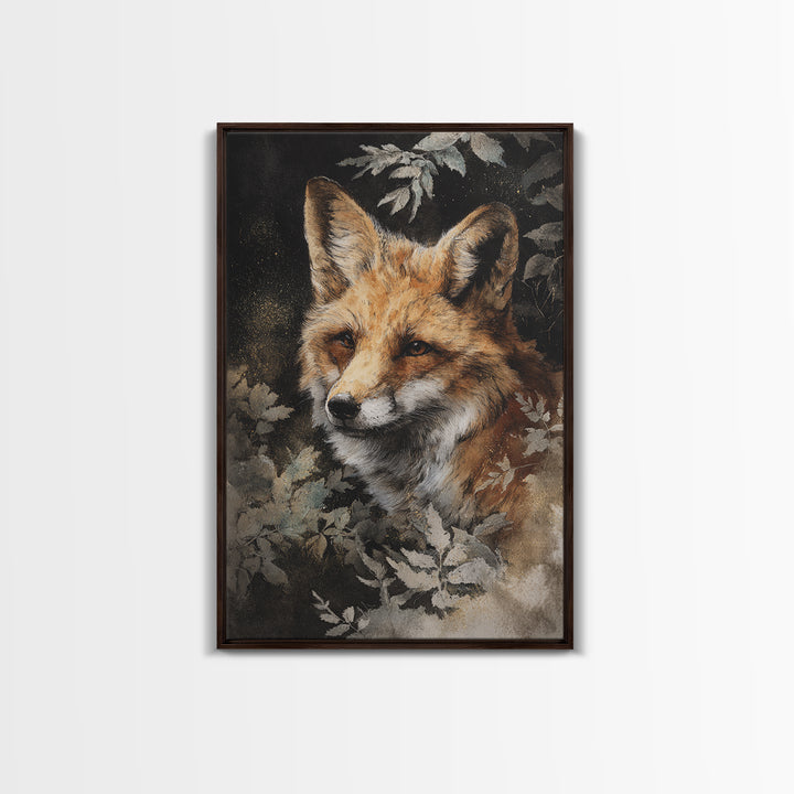 Whimsical Animal Portrait Canvas Print, Wall Art, Fine Art Print, Living Room Decor, Oil Painting, Wall Decor, WAL-2x3-7