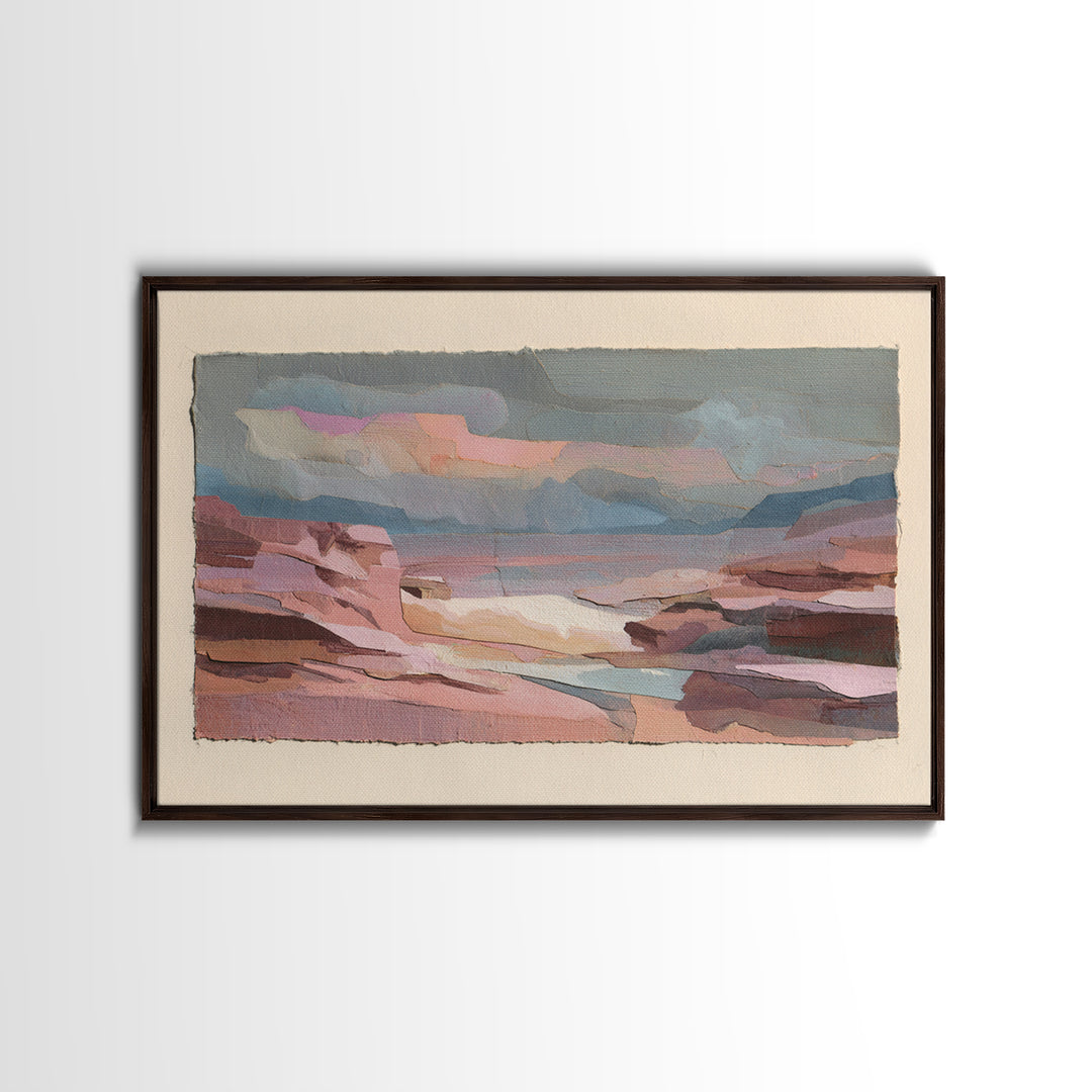 Moody Forest Landscape Canvas Print, Wall Art, Wall Hanging, Living Room Decor, Fine Art, Gallery Decor, Neutral Decor, WAL-3x2-62