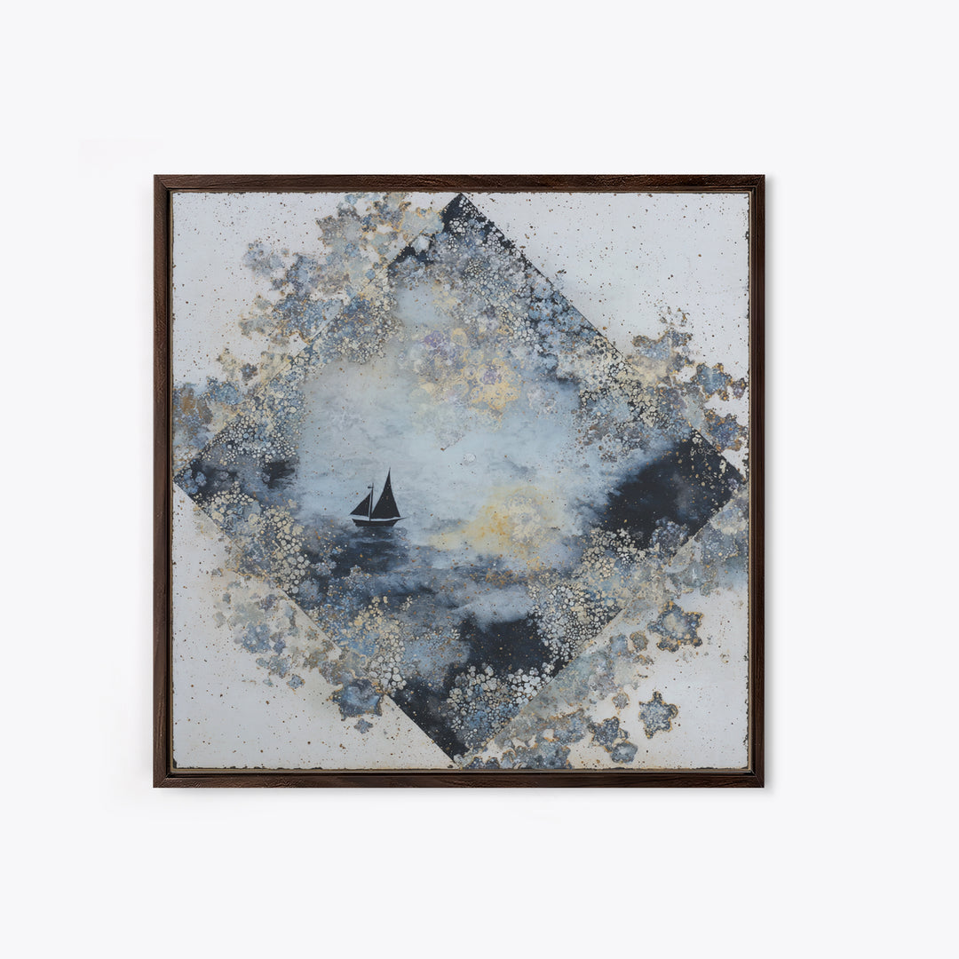Two Swans Forming a Heart on Dark Framed Canvas Print, Wedding Art, Wedding Table Decor, Living Room Decor, Fine Art, Romance, WED-1x1-2