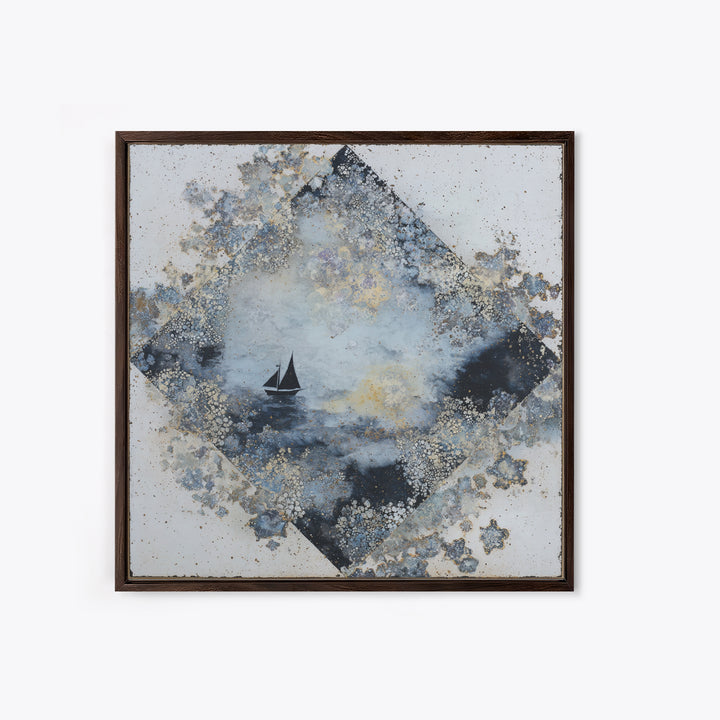 Two Swans Forming a Heart on Dark Framed Canvas Print, Wedding Art, Wedding Table Decor, Living Room Decor, Fine Art, Romance, WED-1x1-2