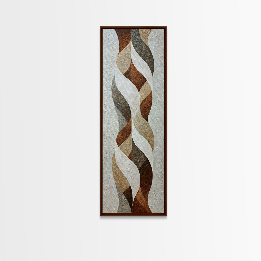 Bridal Veil Texture Abstract Framed Canvas Print, Wedding Art, Statement Artwork, Living Room Decor, Fine Art, Romance, WED-1x3-19