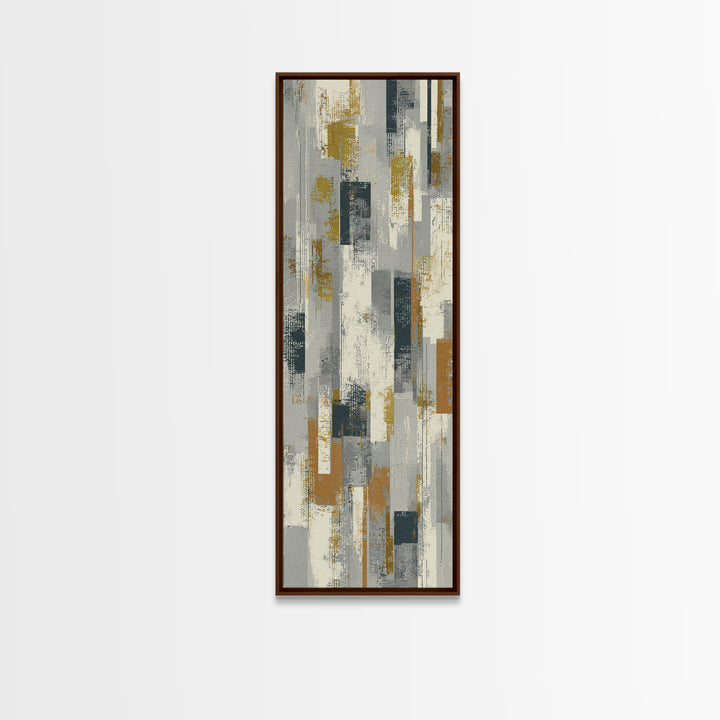 Lace Pattern Ivory Abstraction Framed Canvas Print, Wedding Art, Wedding Guest Book, Living Room Decor, Fine Art, Romance, WED-1x3-79