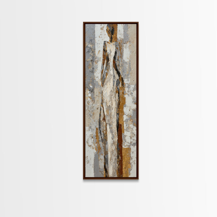Bridal Veil Texture Abstract Framed Canvas Print, Wedding Art, Wedding Table Decor, Living Room Decor, Fine Art, Romance, WED-1x3-91