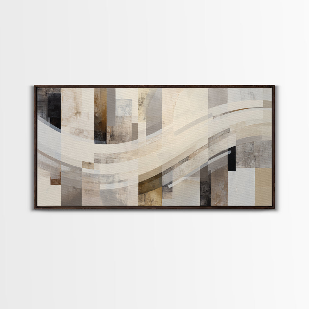 Bridal Veil Texture Abstract Framed Canvas Print, Wedding Art, Gallery Decor, Living Room Decor, Fine Art, Romance, WED-2x1-27