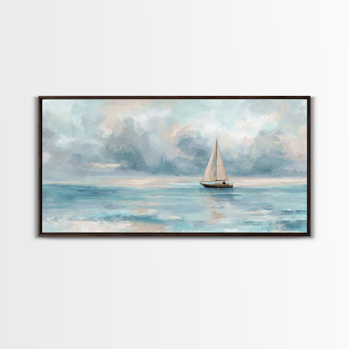 Honeymoon Coastal Sunset Framed Canvas Print, Wedding Art, Wedding Dress, Living Room Decor, Fine Art, Romance, Jewish Art, WED-2x1-85