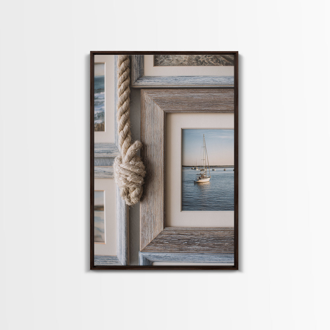 Honeymoon Coastal Sunset Framed Canvas Print, Wedding Art, Custom Portrait, Living Room Decor, Romance, Wedding Decoration, WED-2x3-73