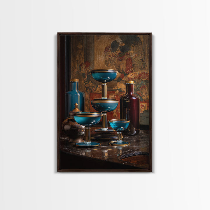 Champagne Coupe Tower Canvas Print, Wedding Art, Art Print, Living Room Decor, Romance, Downloadable Art, Rustic Wedding, WED-2x3-77
