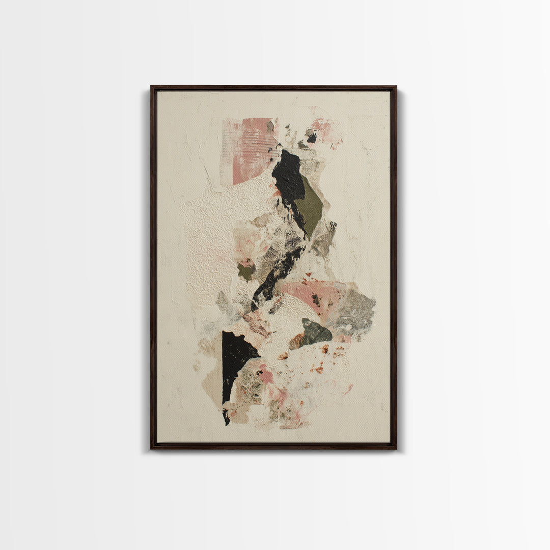 Lace Pattern Ivory Abstraction Canvas Print, Wedding Art, Wedding, Living Room Decor, Abstract Art, Romance, Wedding Guestbook, WED-2x3-99