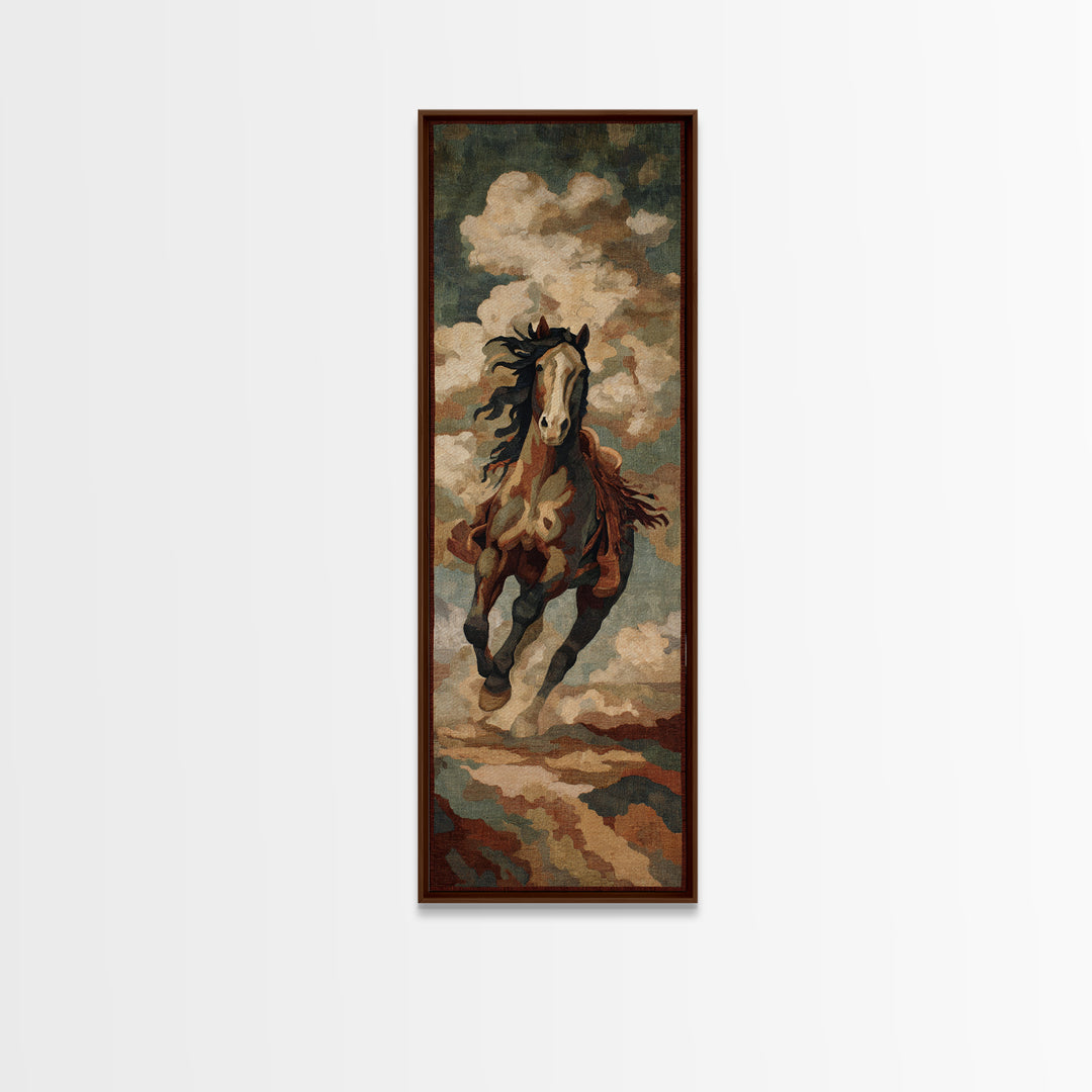 Southwestern Blanket Pattern Canvas Print, Western Art, Fine Art Print, Southwestern Decor, Fine Art, Frontier, Wall Decor, WES-1x3-5