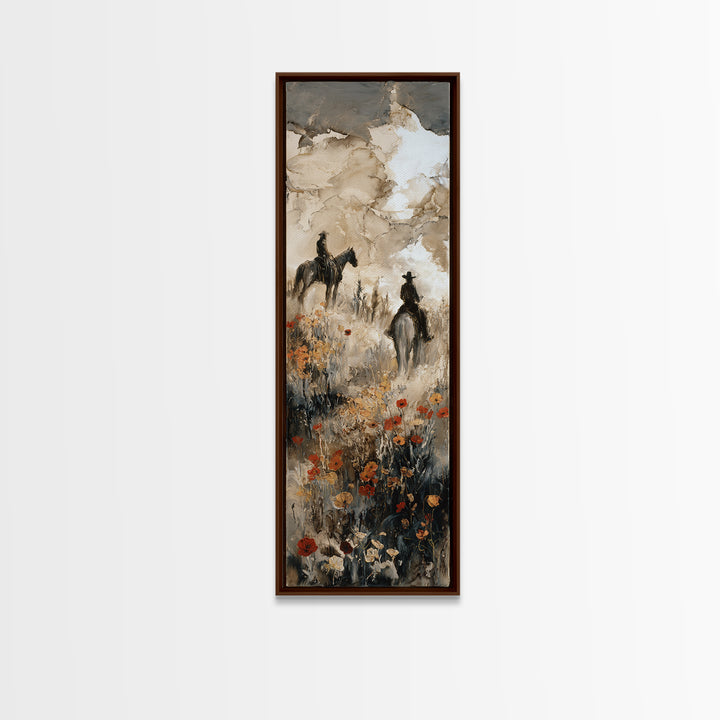 Sun Bleached Ranch Gate Canvas Print, Western Art, Horse Art, Southwestern Decor, Fine Art, Frontier, Room Decor, WES-1x3-51