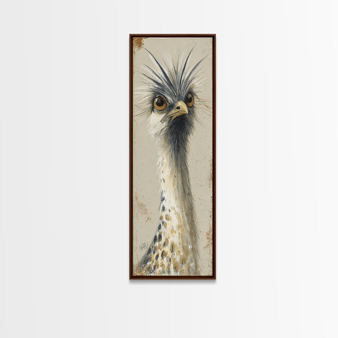 Bird Delivering a Tiny Love Letter Canvas Print, Whimsical Art, Nursery Wall Art, Living Room Decor, Fine Art, Wonder, WHI-1x3-35