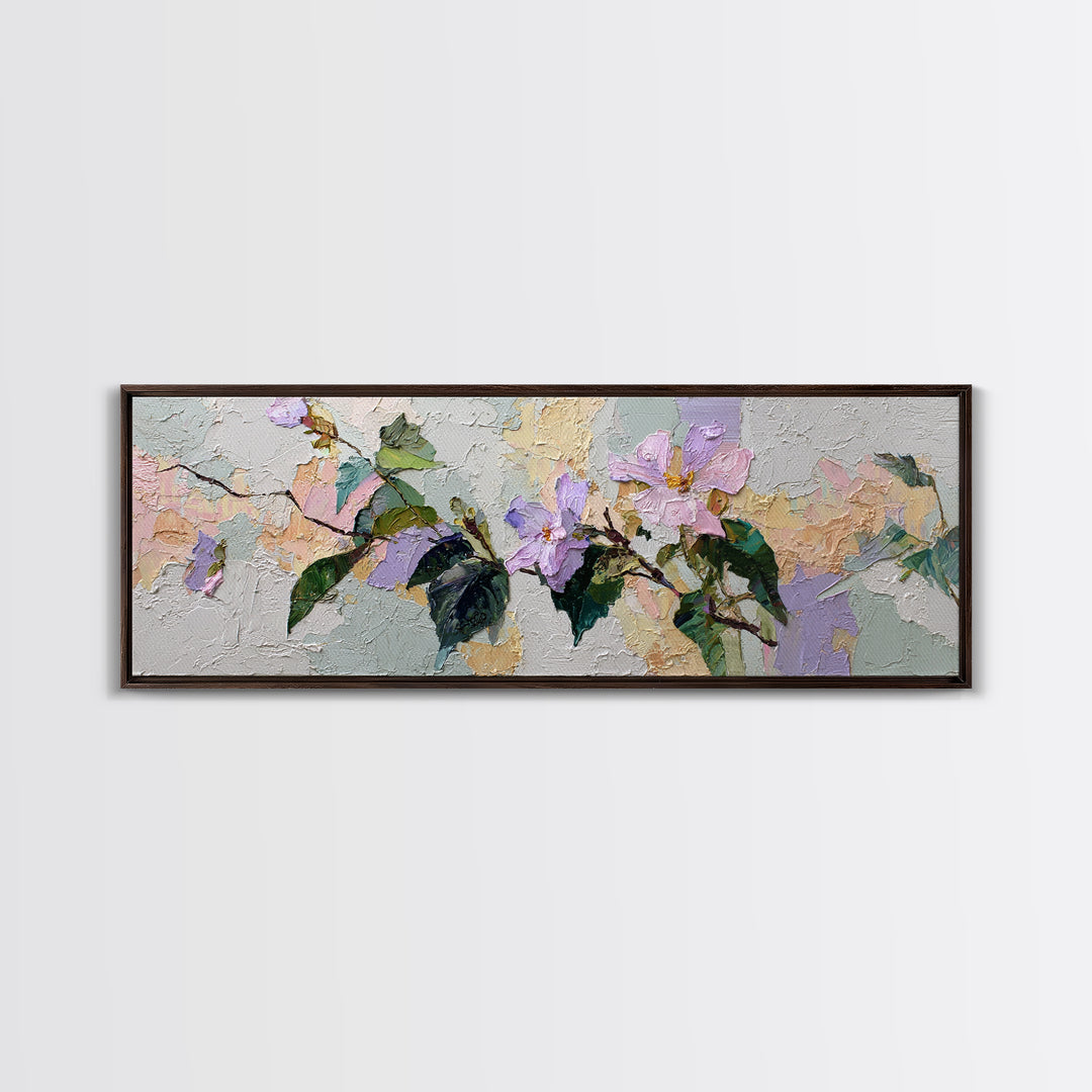 Robot Watering a Single Flower Canvas Print, Whimsical Art, Nursery Prints, Living Room Decor, Watercolor Art, Wonder, WHI-3x1-61