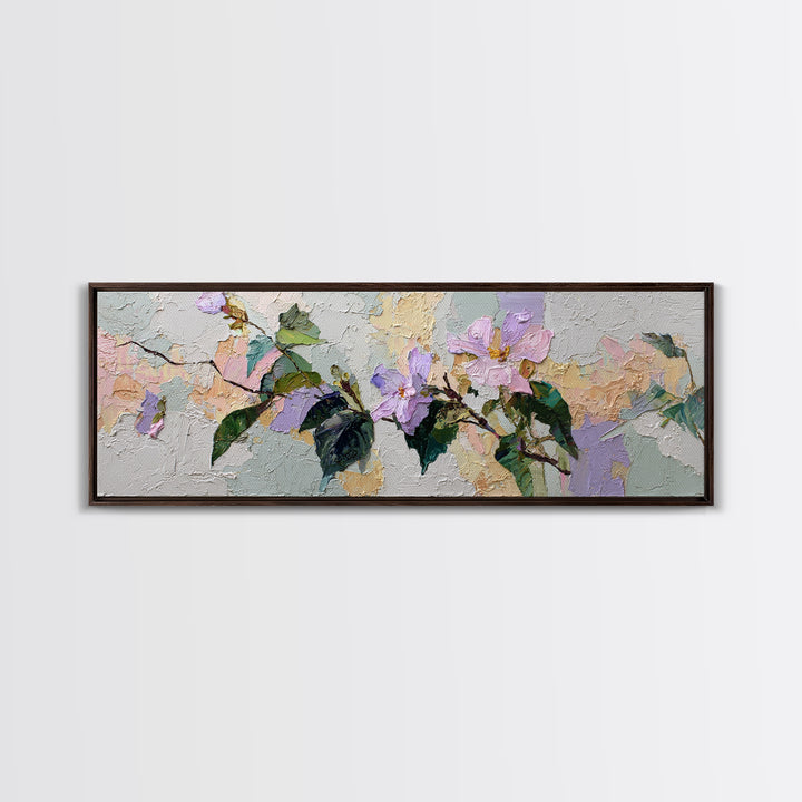 Robot Watering a Single Flower Canvas Print, Whimsical Art, Nursery Prints, Living Room Decor, Watercolor Art, Wonder, WHI-3x1-61