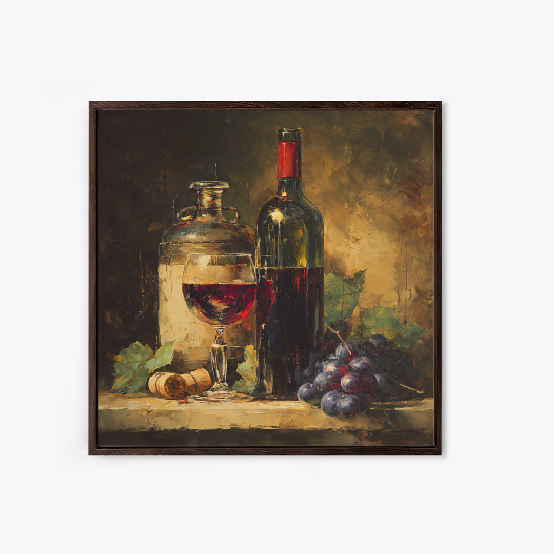 Red Wine Swirl Abstract Canvas Print, Winery Art, Wall Art Print, Winery Decor, Abstract Art, Vineyard, Gallery Decor, WIN-1x1-31
