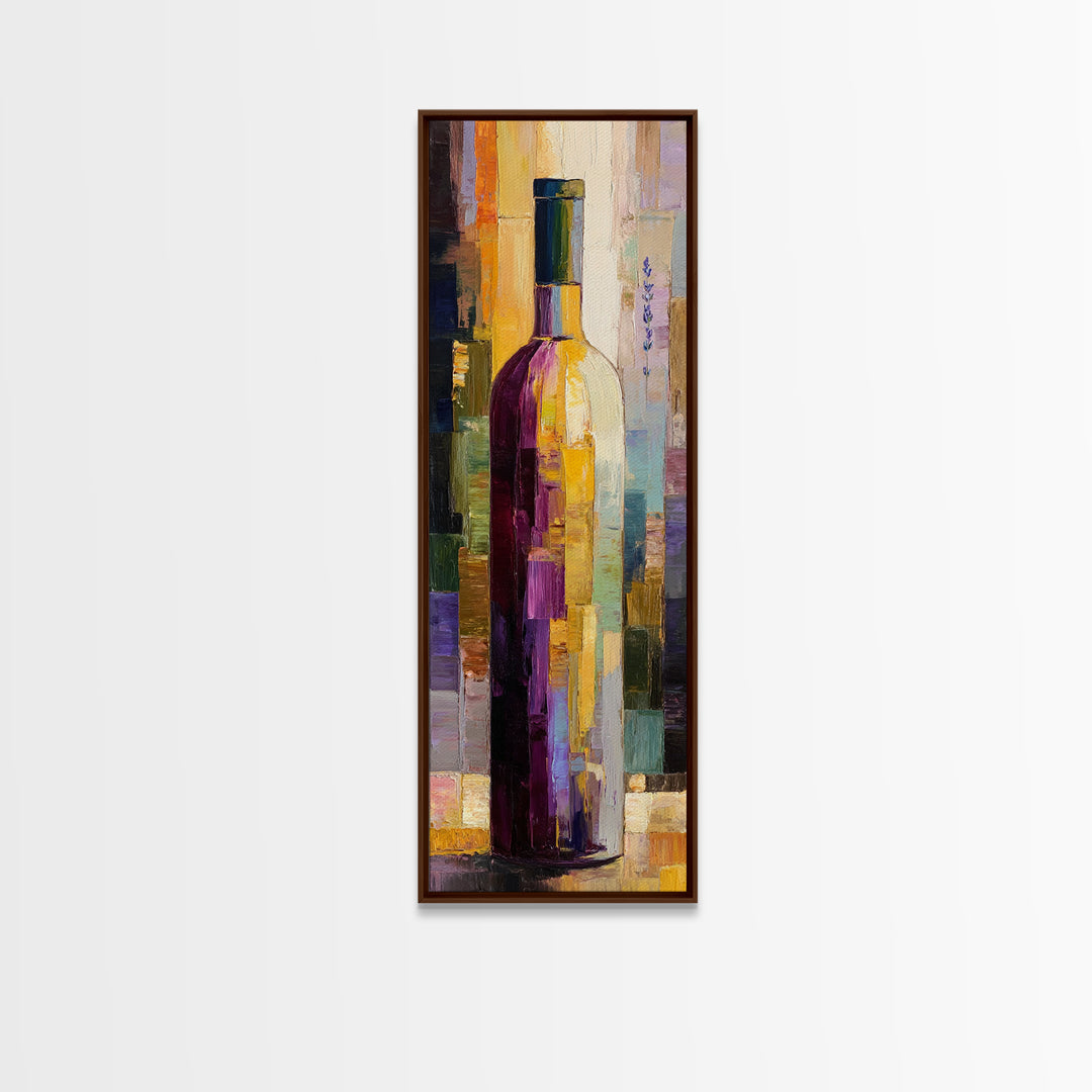 Wine Barrel with Lavender and Sunlight Canvas Print, Winery Art, Neutral Decor, Winery Decor, Fine Art, Vineyard, Home Decor, WIN-1x3-42