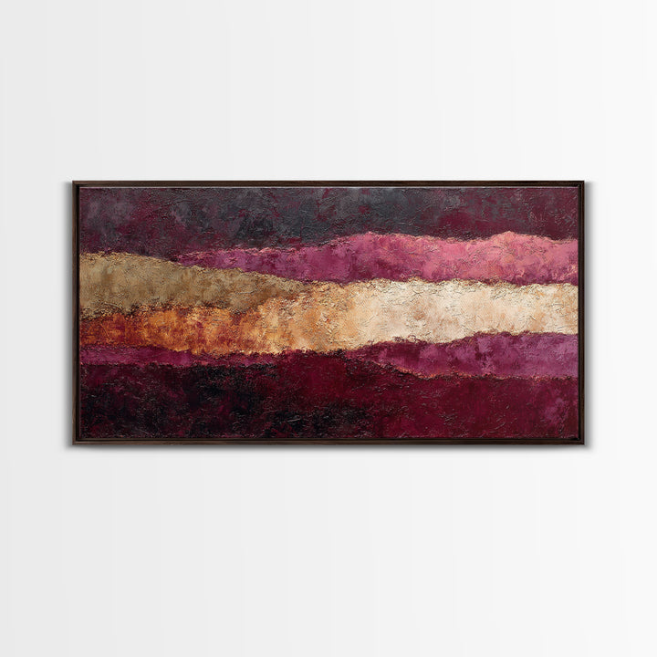 Red Wine Swirl Abstract Framed Canvas Print, Winery Art, Kitchen Wall Art, Winery Decor, Fine Art, Vineyard, Matisse Print, WIN-2x1-3