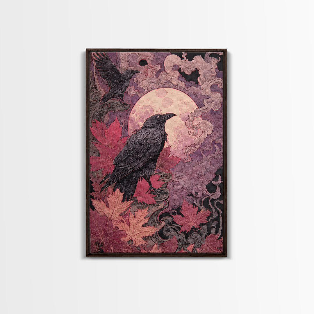 The Witch Astronomical Cabinet - Icon Portrait, Gothic Home Decor, Vertical Wall Art, Canvas Print, Halloween Home Decor, Gothic Wall Art