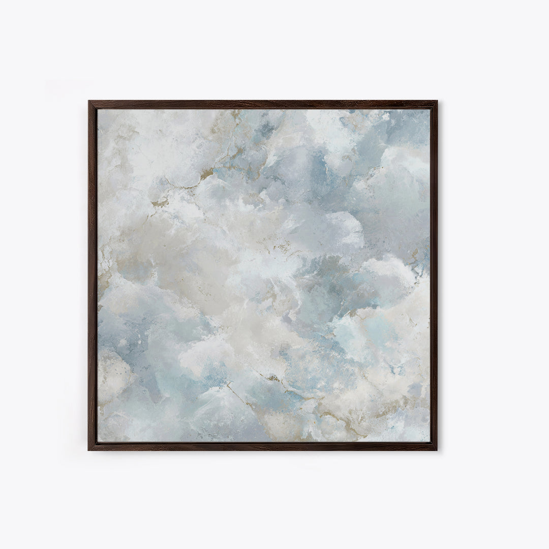 Light Marble Texture Abstract Framed Canvas Print, Waiting Room Art, Art, Waiting Room Decor, Fine Art, Calm, Bauhaus Print, WRA-1x1-48