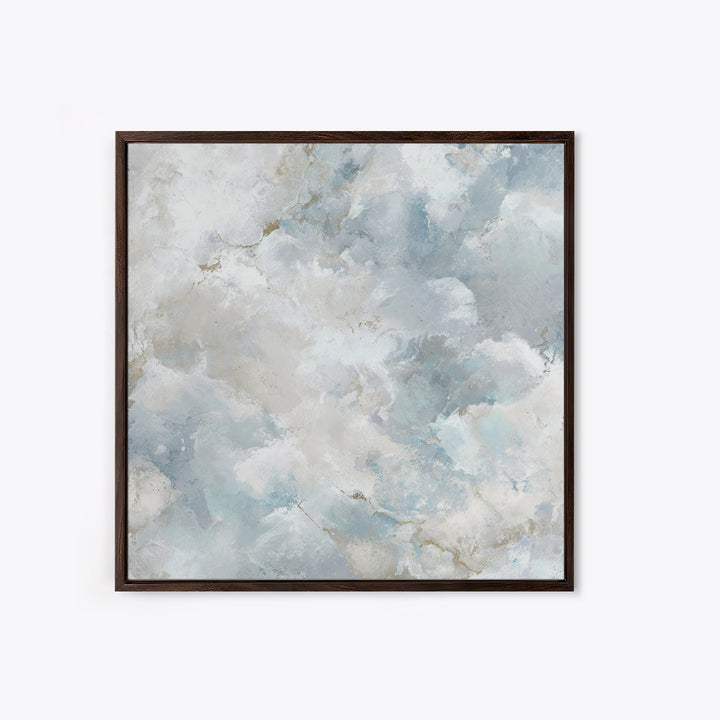 Light Marble Texture Abstract Framed Canvas Print, Waiting Room Art, Art, Waiting Room Decor, Fine Art, Calm, Bauhaus Print, WRA-1x1-48