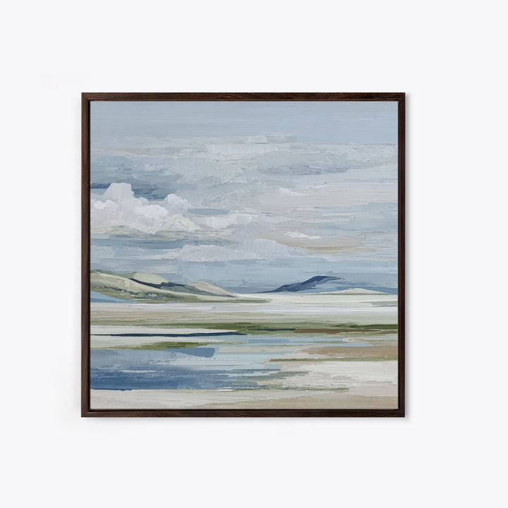 Calming Landscape with Open Sky and Gentle Canvas Print, Waiting Room Art, Modern Decor, Waiting Room Decor, Fine Art, Calm, WRA-1x1-49