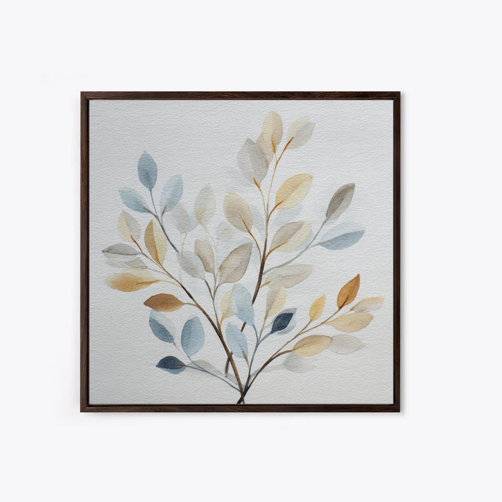 Neutral Botanical Branch Canvas Print, Waiting Room Art, Modern Decor, Waiting Room Decor, Fine Art, Calm, Home Decor, WRA-1x1-75