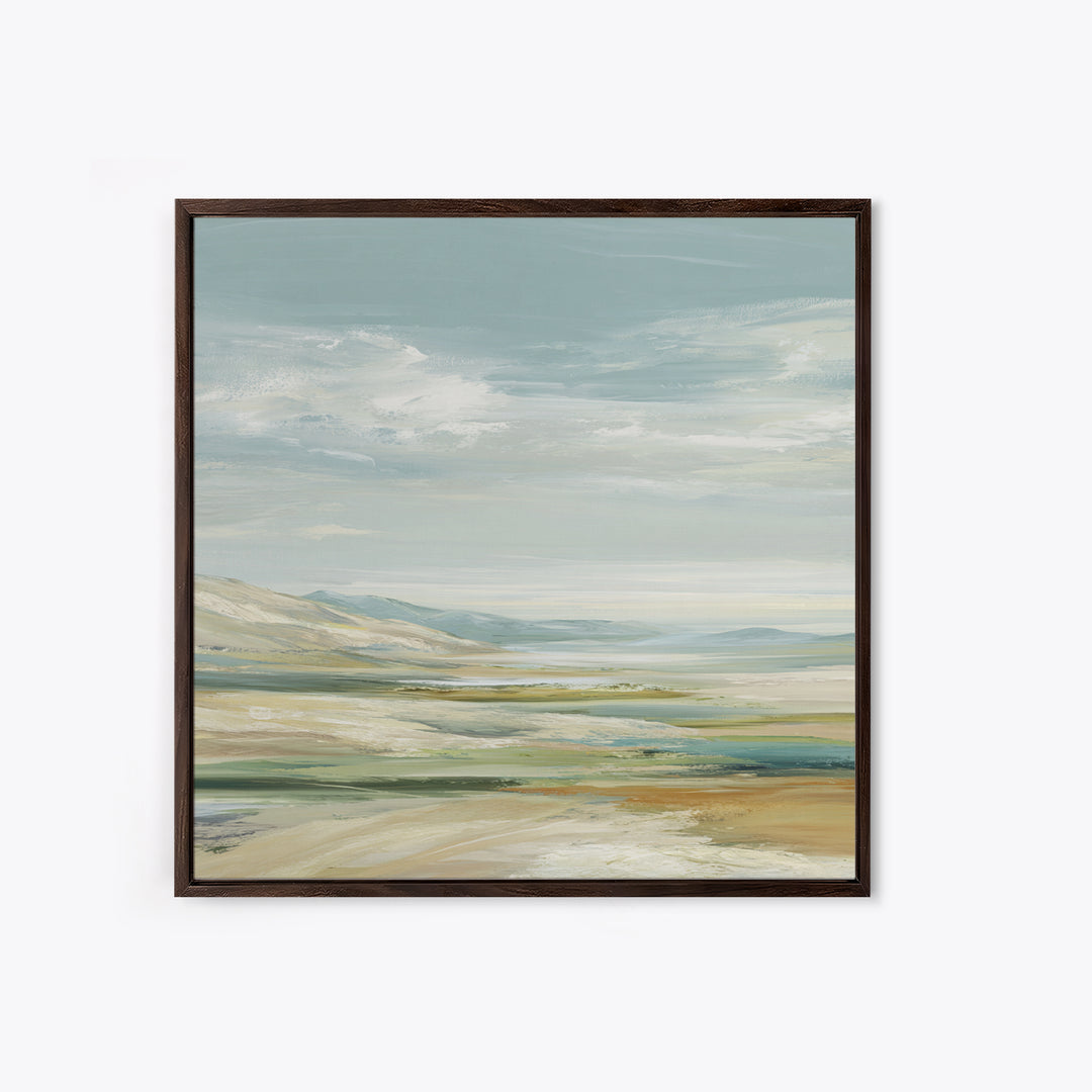 Calming Landscape with Open Sky and Gentle Canvas Print, Waiting Room Art, Wall Art, Waiting Room Decor, Fine Art, Calm, WRA-1x1-97