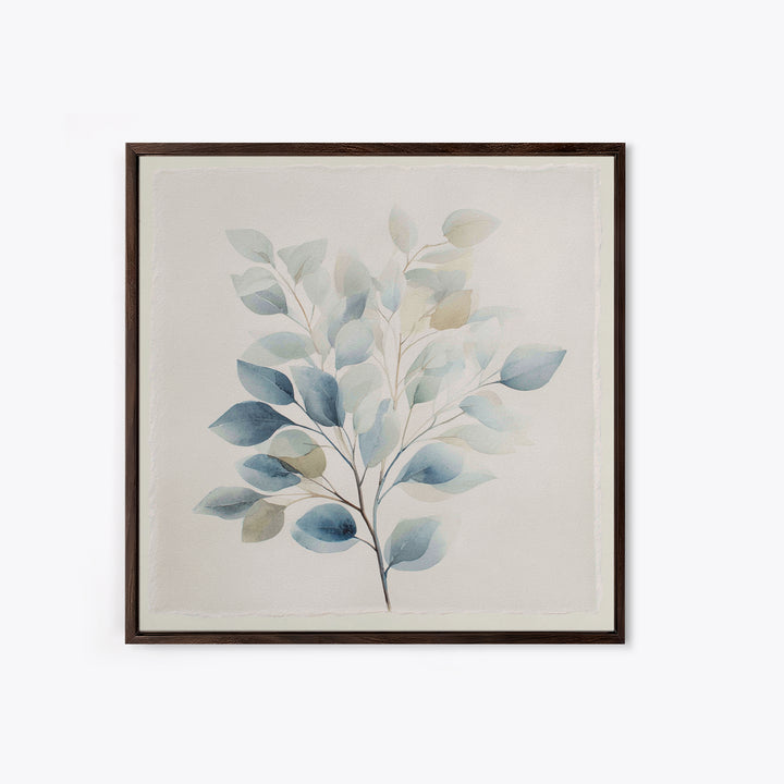 Neutral Botanical Branch Canvas Print, Waiting Room Art, Wall Art, Waiting Room Decor, Oil Painting, Calm, Floral Wall Art, WRA-1x1-99