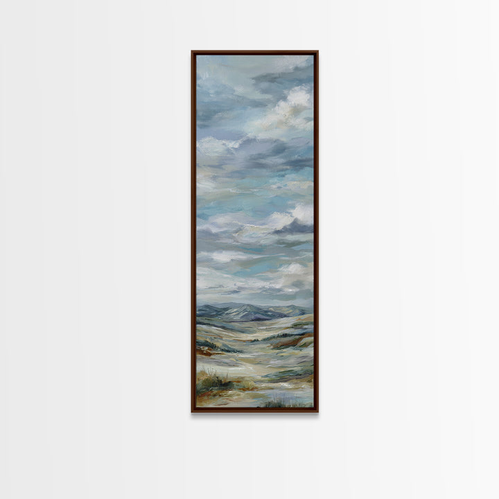 Large Cloudscape with Hopeful Light Canvas Print, Waiting Room Art, Office Art, Waiting Room Decor, Calm, Gallery Decor, WRA-1x3-100