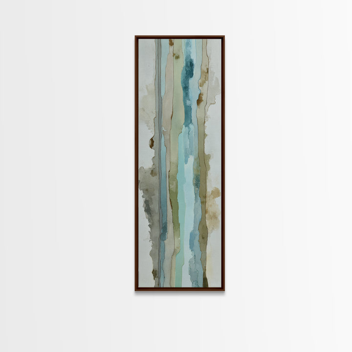 Modern Neutral Arch Abstraction Canvas Print, Waiting Room Art, Floral Wall Art, Waiting Room Decor, Abstract Art, Calm, WRA-1x3-81