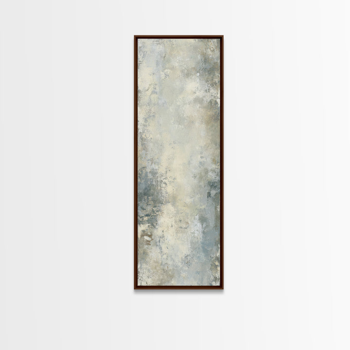 Light Marble Texture Abstract Framed Canvas Print, Waiting Room Art, Printable Art, Waiting Room Decor, Fine Art, Calm, WRA-1x3-84
