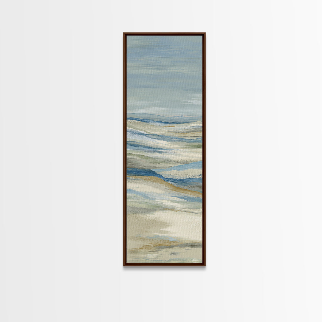 Calming Landscape with Open Sky and Gentle Canvas Print, Waiting Room Art, Art, Waiting Room Decor, Calm, Bauhaus Print, WRA-1x3-85