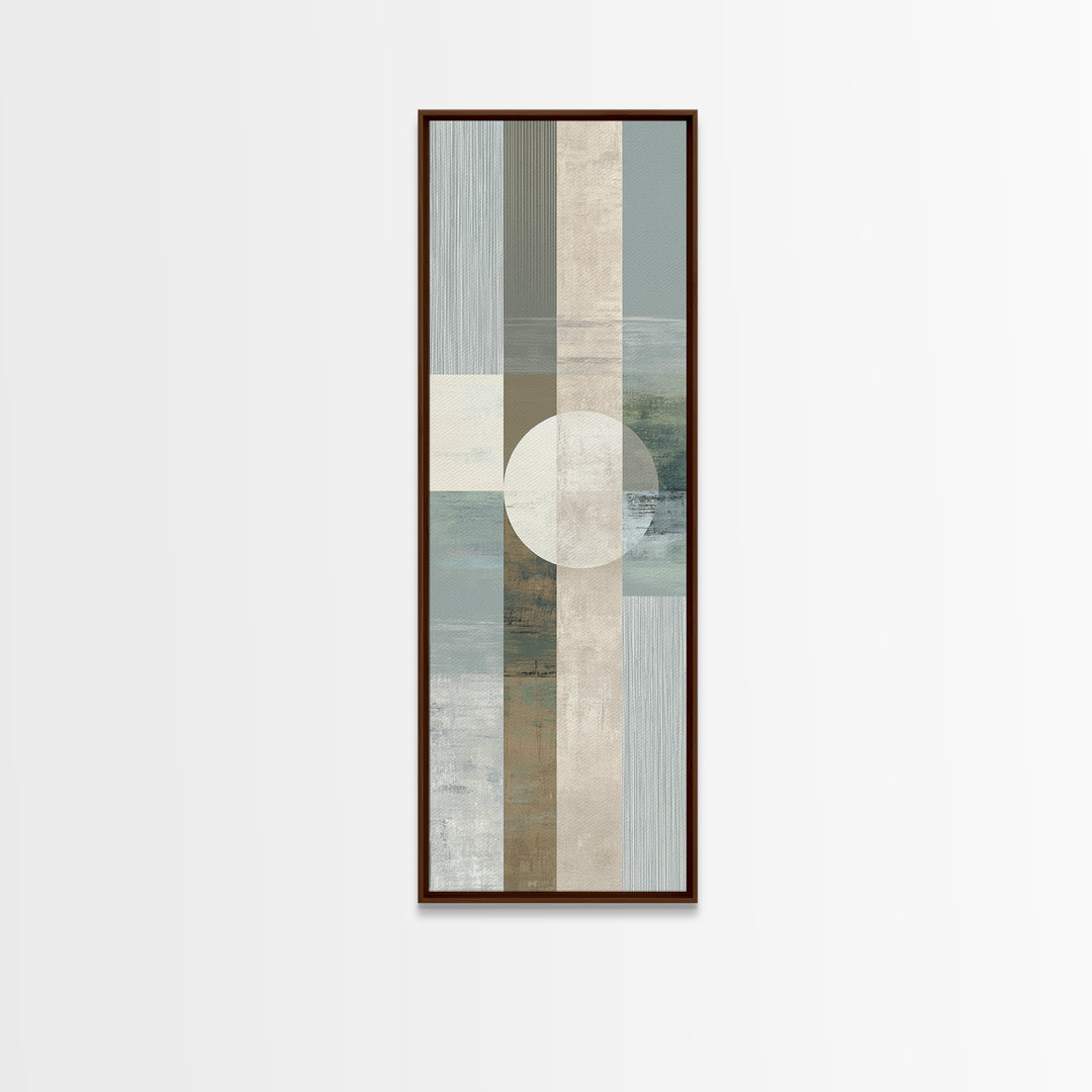 Minimal Geometric Composition Canvas Print, Waiting Room Art, Abstract, Waiting Room Decor, Abstract Art, Calm, Modern Decor, WRA-1x3-89