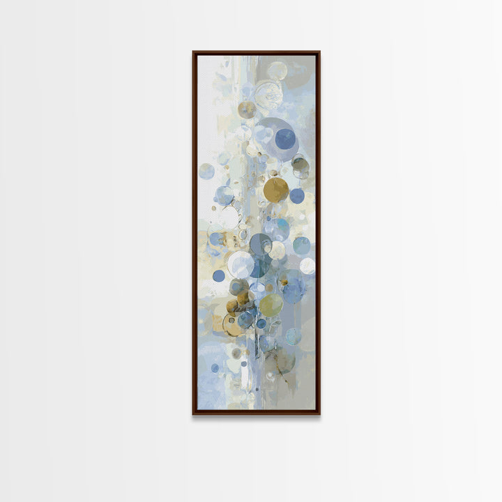 Abstract Circles Suggesting Calm Movement Canvas Print, Waiting Room Art, Fine Art Print, Waiting Room Decor, Abstract Art, WRA-1x3-94