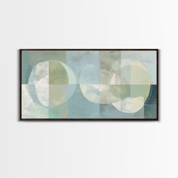 Minimal Geometric Composition Canvas Print, Waiting Room Art, Abstract Art, Waiting Room Decor, Calm, Landscape, WRA-2x1-49