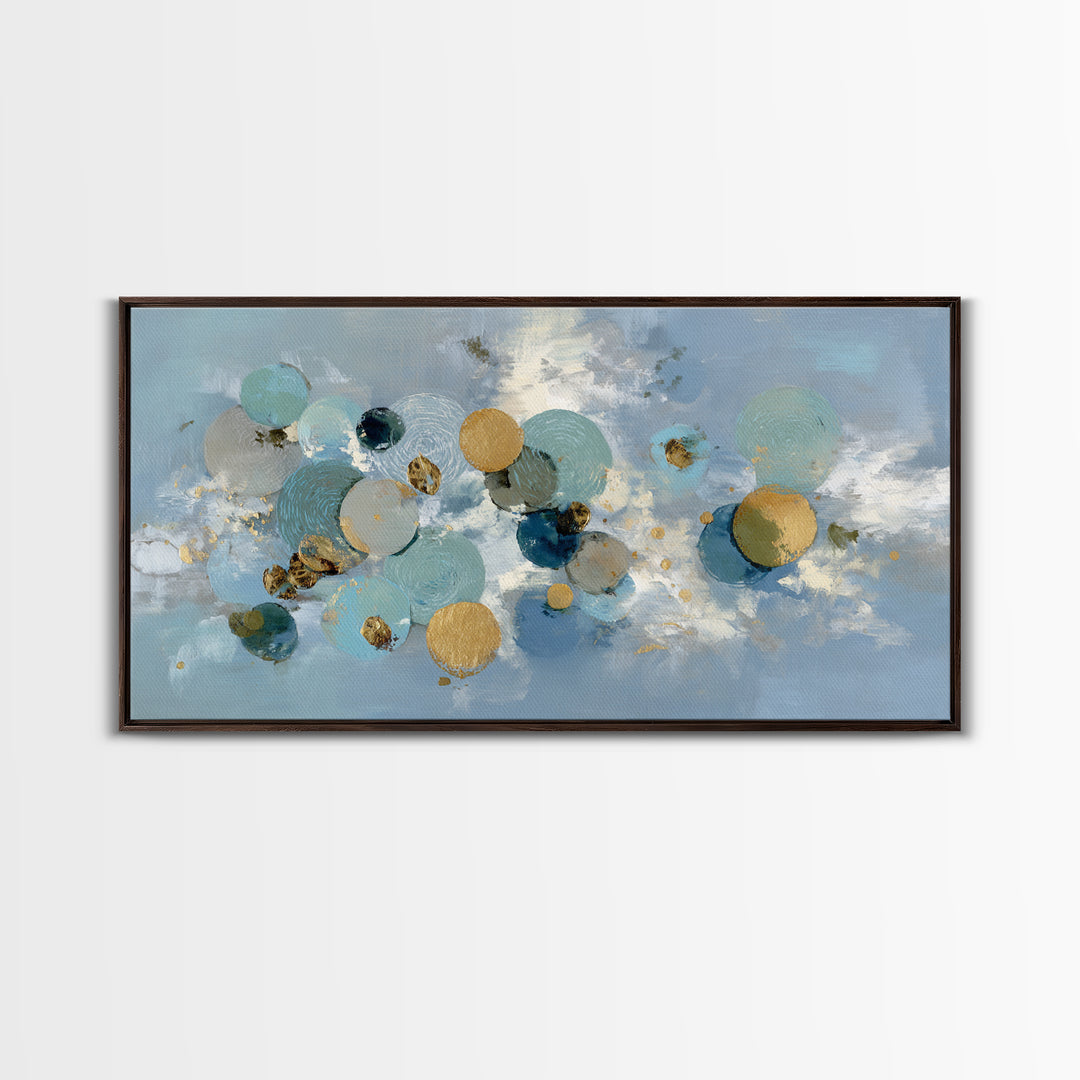 Abstract Circles Suggesting Calm Movement Canvas Print, Waiting Room Art, Waiting Room Decor, Abstract Art, Calm, WRA-2x1-54