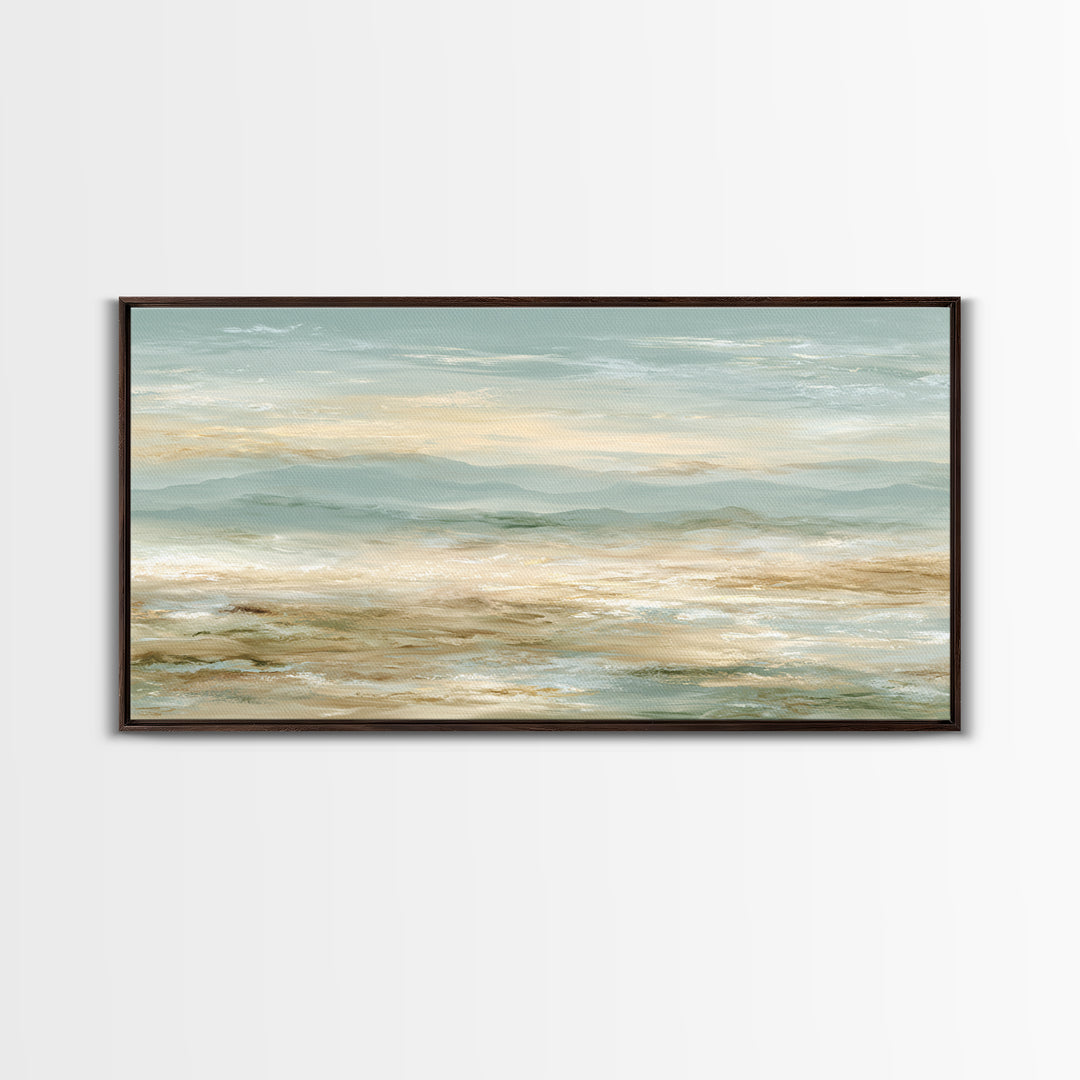 Warm Desert Sunrise Canvas Print, Waiting Room Art, Wall Decor, Waiting Room Decor, Fine Art, Calm, Minimalist Wall Art, WRA-2x1-57