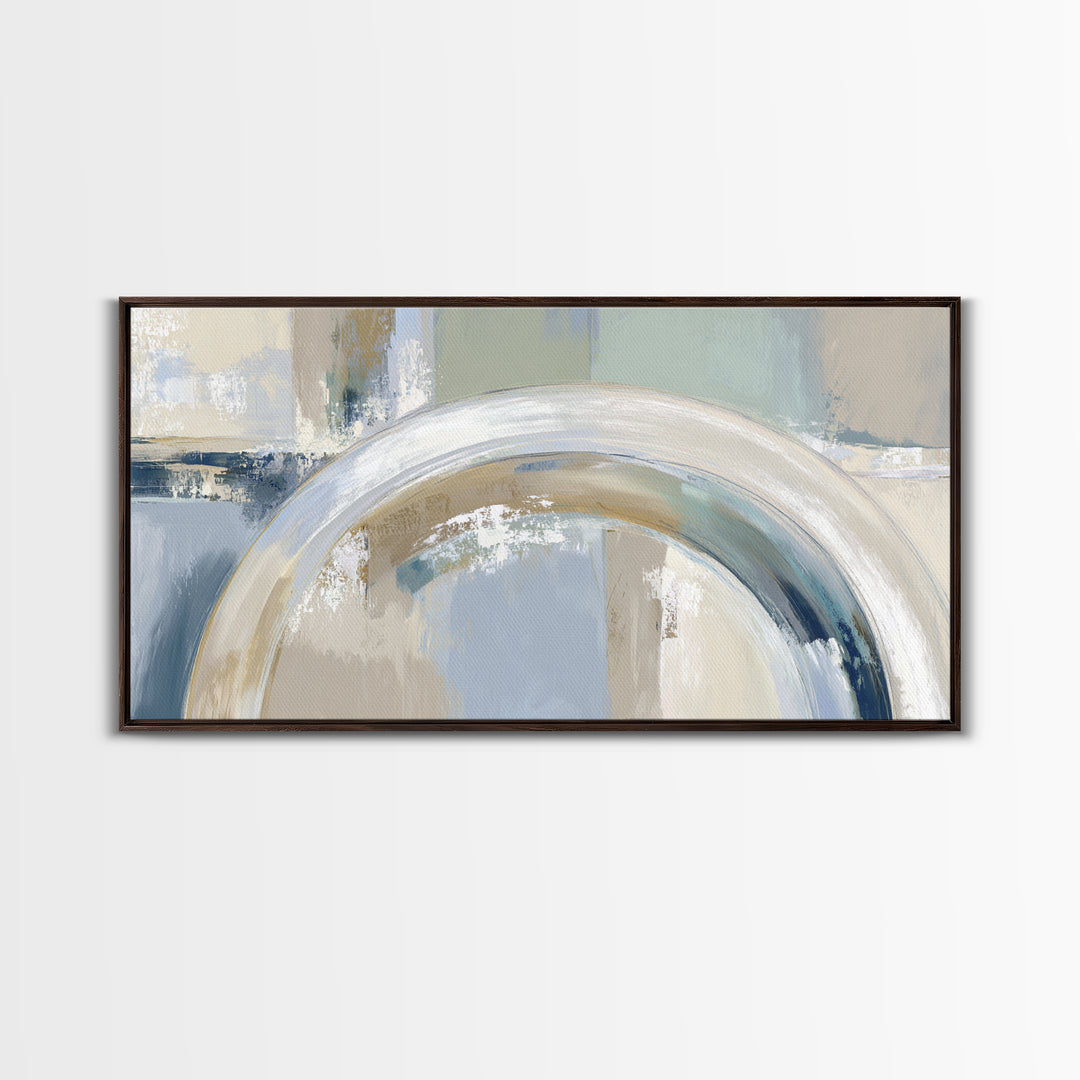 Modern Neutral Arch Abstraction Canvas Print, Waiting Room Art, Wall Sculpture, Waiting Room Decor, Calm, Dog Wall Art, WRA-2x1-89