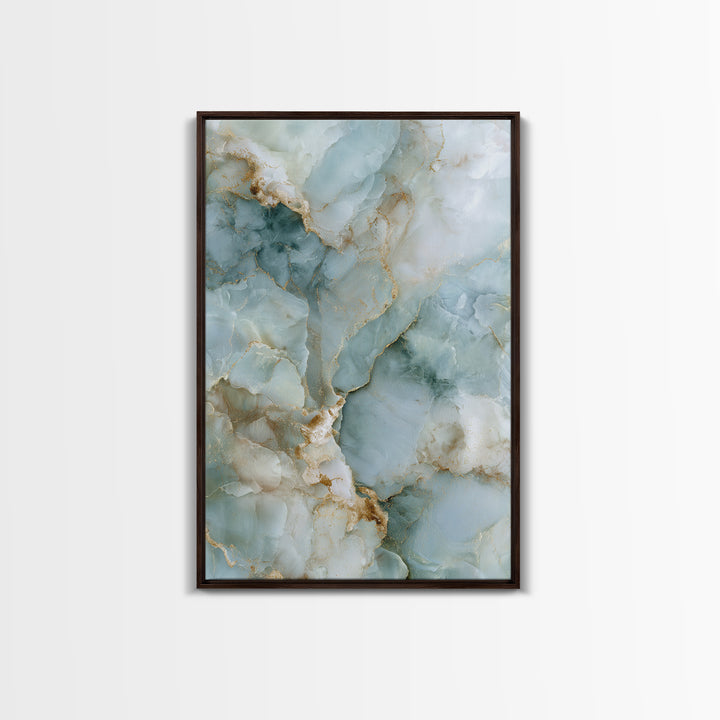 Light Marble Texture Abstract Canvas Print, Waiting Room Art, Therapy Office Decor, Waiting Room Decor, Abstract Art, Calm, WRA-2x3-32