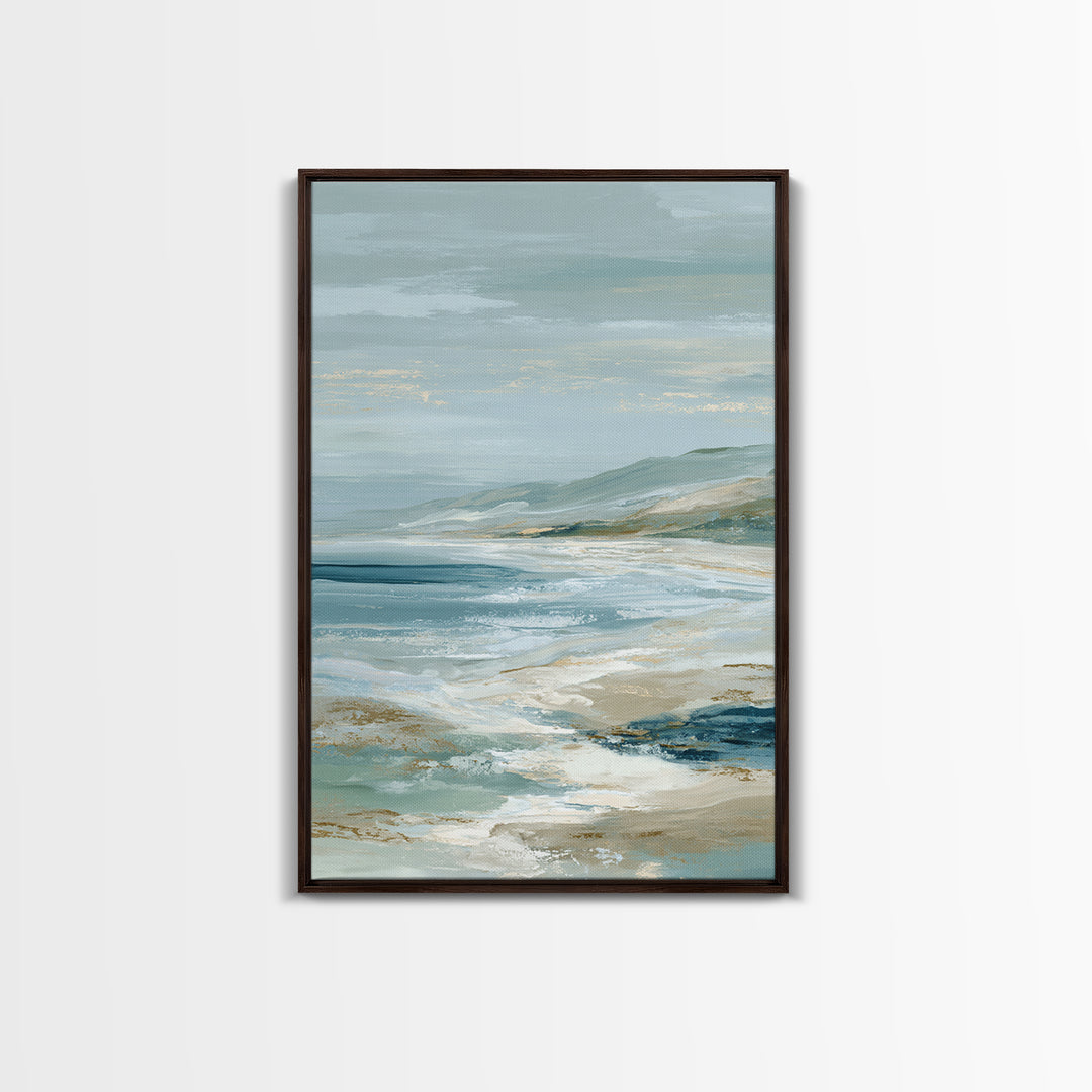 Soft Abstract Waves Canvas Print, Waiting Room Art, Office Decor, Waiting Room Decor, Abstract Art, Calm, Gallery Wall Art, WRA-2x3-58